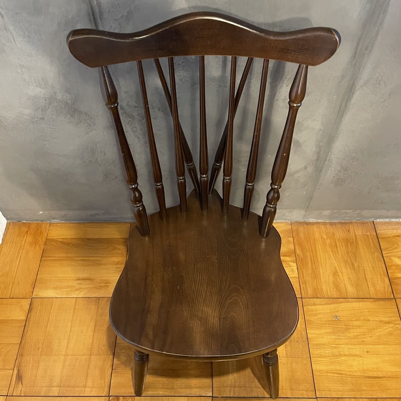 古い椅子 ウィンザーチェア 木製 ダイニングチェア イス 古道具