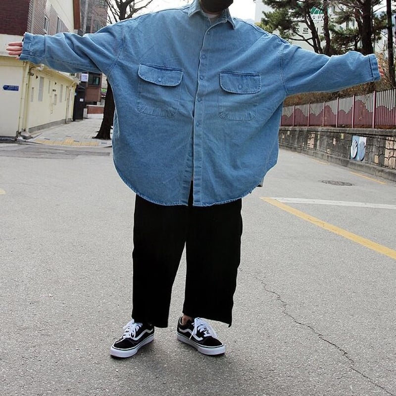 3color オーバーサイズデニムジャケット BTS ジョングク 着用モデル