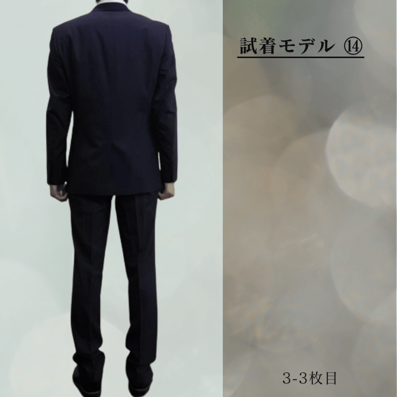 L139｜Paul Smith The Byard 2Bネイビーシャドーストライプスーツ(L)