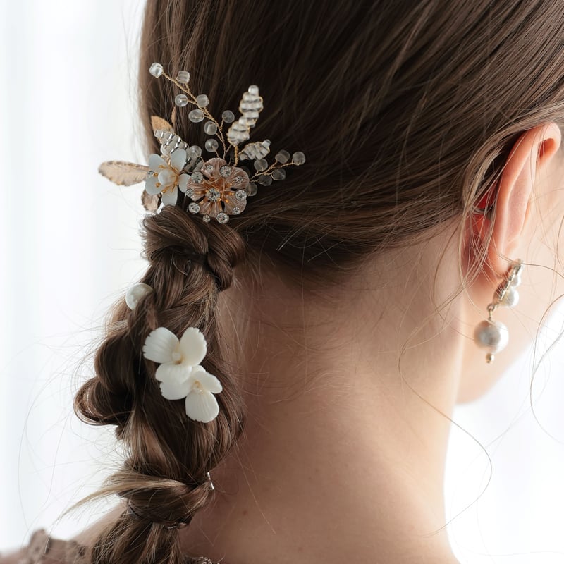 フラワーモチーフ5本セットヘアピン | ZORVA