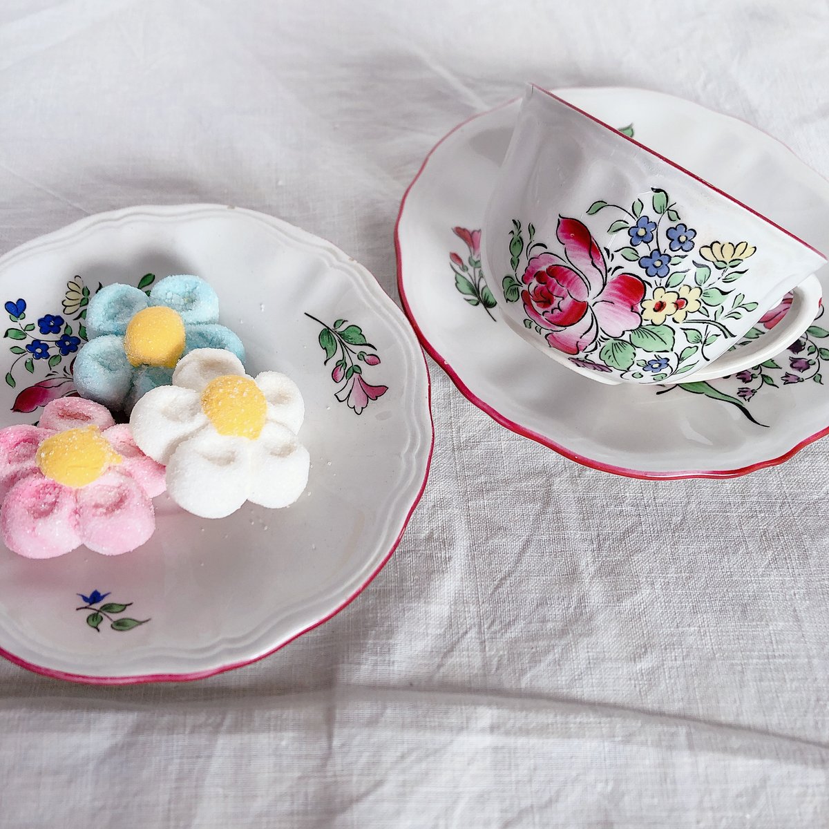 リュネヴィル Réverbère カップアンドソーサー＆ソーサー3点セット