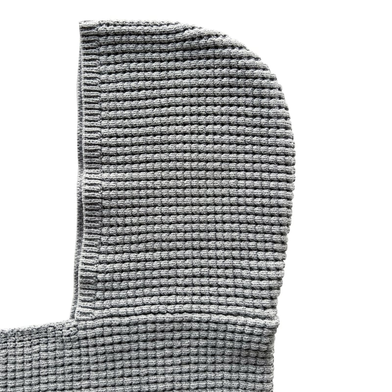 COMFORTABLE REASON / WAFFLE HOOD SCARF / GREY |