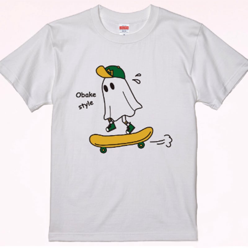 おばけスケボー】ユニセックスTシャツ（半袖） | Keropo's STORE