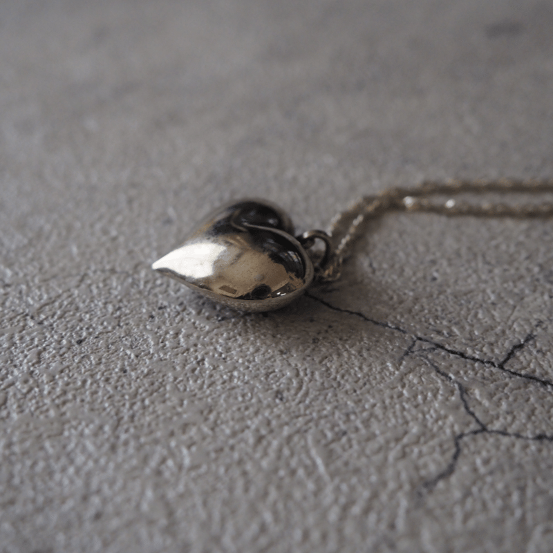 ヴィンテージぷっくりハートネックレス(約50.8cm) | tocar