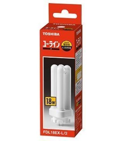 Amazon | 東芝 コンパクト形蛍光ランプ27形・電球色TOSHIBA ユーライン