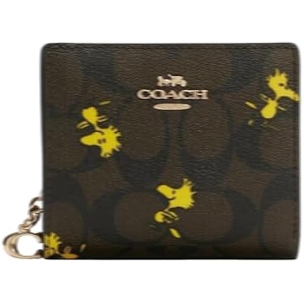 Amazon | コーチ レザー 長財布 スヌーピー COACH シグネチャー