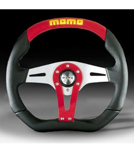 Amazon | MOMO(モモ) ステアリング コマンド2 35パイ レッド C-64