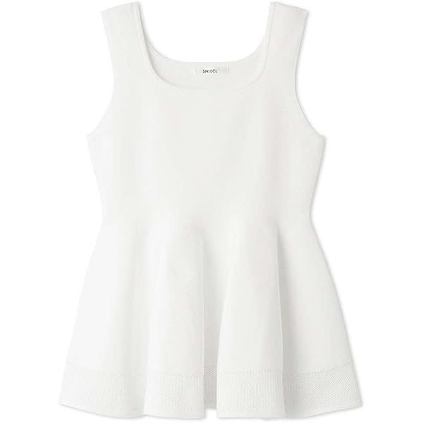 Amazon | [スナイデル] ティアードペプラムベアトップス | セーター 通販