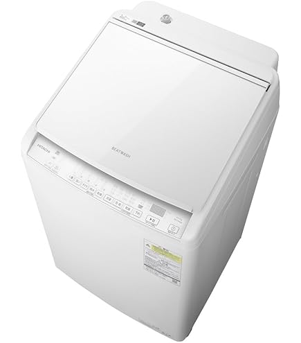 Amazon | 日立 タテ型洗濯乾燥機 洗濯10kg 乾燥5.5kg ホワイト ビート