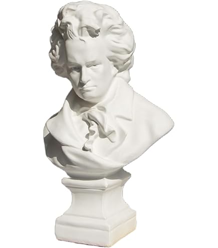 Amazon.co.jp: GOGOS 石膏像 モーツァルト 樹脂製 Mozart胸像 9.2*5.6