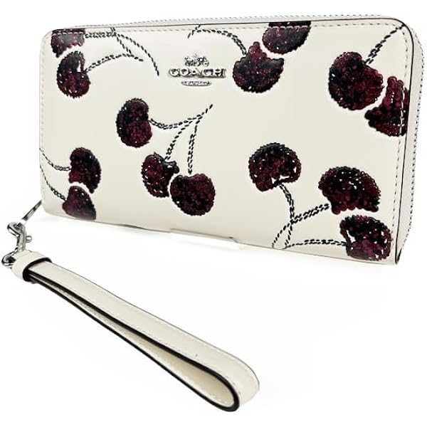 Amazon.co.jp: コーチ 長財布 COACH レザー チェリー さくらんぼ