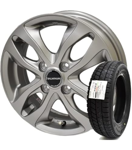 Amazon | スタッドレスタイヤ ホイール4本セット 155/65R14 75Q