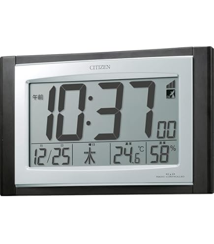 Amazon.co.jp: シチズン 置き・掛け時計 電波時計 置き掛け兼用