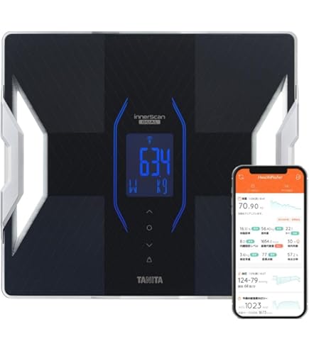 Amazon.co.jp: タニタ デュアルタイプ体組成計（ブラック）TANITA