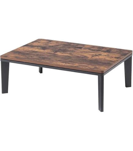 Amazon | [山善] こたつ テーブル 幅105cm×奥行70cm 長方形 中間入切