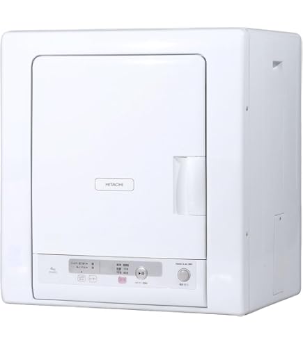Amazon | 日立(HITACHI) 日立 4.0kg 衣類乾燥機HITACHI DE-N40WX-W