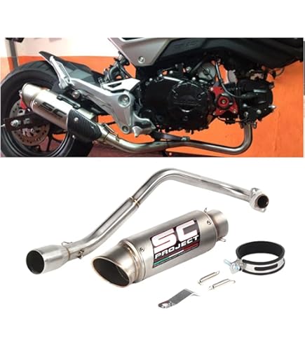 Amazon | ヨシムラ フルエキゾースト GROM(グロム) (13-15) R-77S