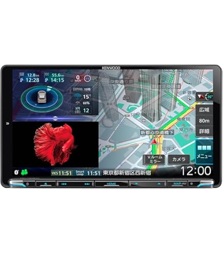 Amazon | ケンウッド カーナビ 彩速 9インチ MDV-M909HDL