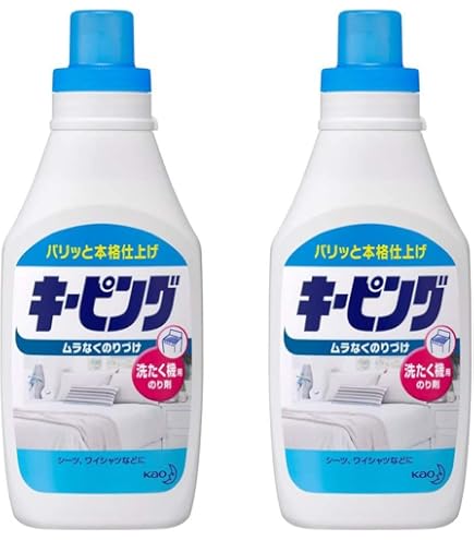 Amazon.co.jp: キーピング 衣料用のり剤 洗たく機用 詰替用 480ml