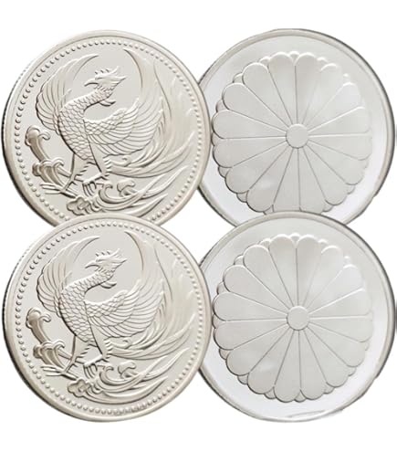 Amazon.co.jp: 復刻 近代銭 明治二十七年銘 旧一圓 銀貨 5個（セット