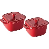Amazon｜staub ストウブ 「 ミニ ココット オーバル チェリー 11cm