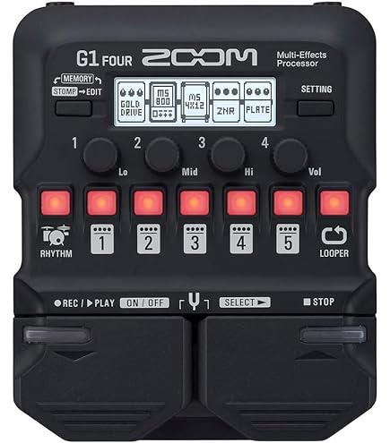 Amazon | ZOOM / G1X FOUR 完璧セット -純正ACアダプター、ギター用