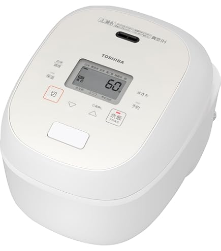 Amazon | 東芝 真空圧力IHジャー炊飯器（5.5合炊き）ホワイトTOSHIBA