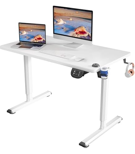 Amazon | Cubicubi 昇降デスク 電動 昇降式テーブル スタンディング