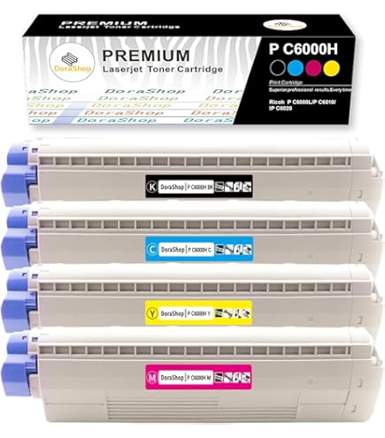 Amazon.co.jp: [ セット品 ] RICOH リコートナー P C6000 純正 4色