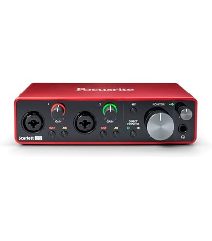Amazon.co.jp: Focusrite Scarlett 2i2 Studio 3rd gen 第3世代