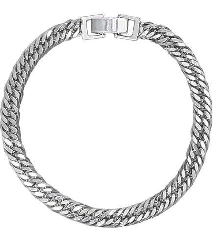 Amazon.co.jp: 極太 シェーヌダンクル シルバー 925 ブレスレット S925