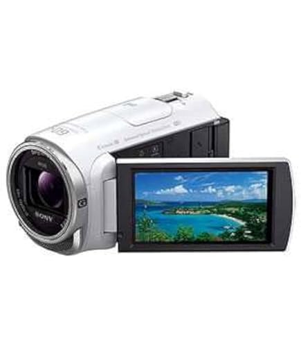 Amazon | SONY HDビデオカメラ Handycam HDR-CX670 ホワイト 光学30倍