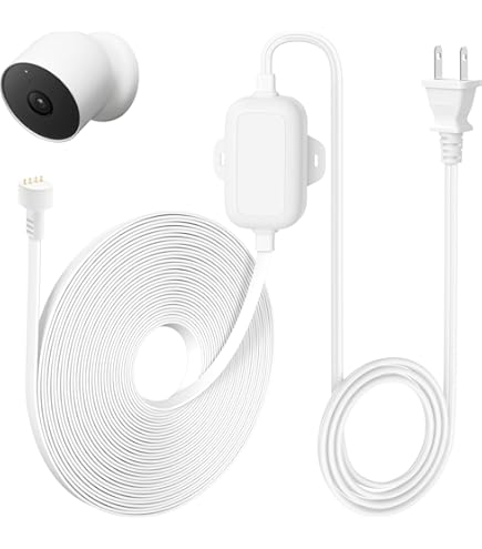 Google Nest Cam G3AL9 バッテリー式 防塵防滴ケーブルセット Amazon