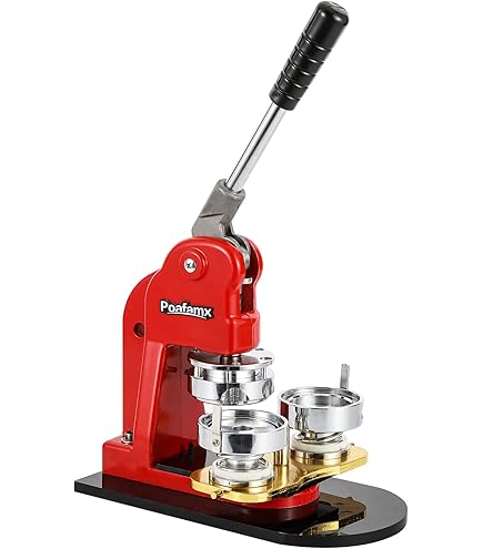 Amazon.co.jp: Poafamx 缶バッジマシーン 缶バッジメーカー バッジ素材