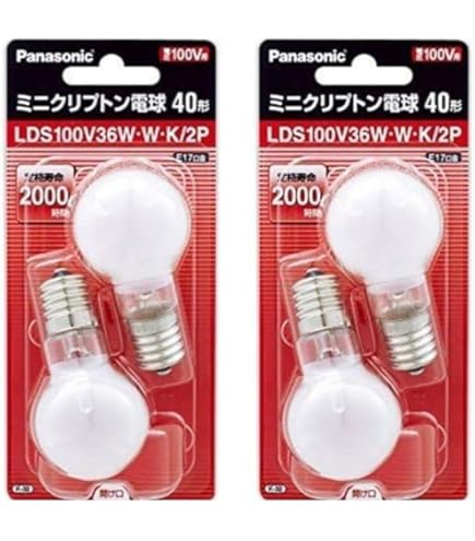 Amazon | パナソニック(Panasonic) (5個セット) LDS110V36W・C・K ミニ