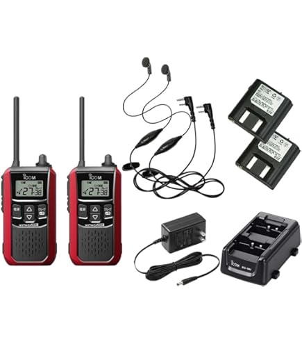 Amazon | アイコム IC-4120 ブラック 本体2台＋BC-181＋BC-188 ツイン