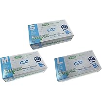 Amazon.co.jp: FUJINAP スーパーニトリルグローブ ブルー 粉なし L 100