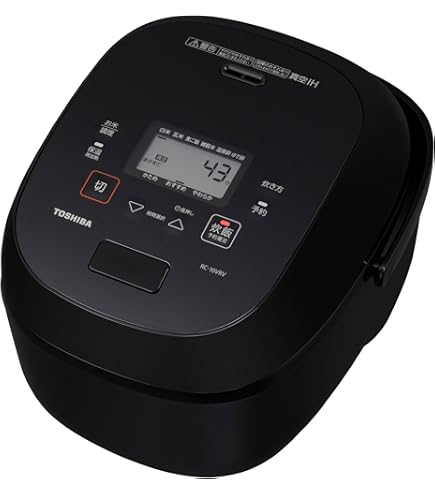 Amazon | TOSHIBA(東芝) 炊飯器 炎匠炊き 5.5合 RC-10VXV(K) グラン