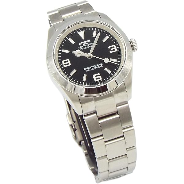 Amazon.co.jp: [テクノス] 腕時計 タングステン デイト T9C12GM メンズ