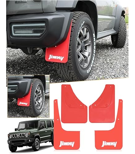Amazon | スズキ純正 ジムニーシエラ マッドフラップ セット レッド 赤