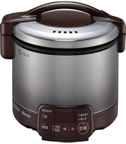 Amazon | リンナイ こがまる ガス炊飯器 5.5合炊き・ブラック・都市