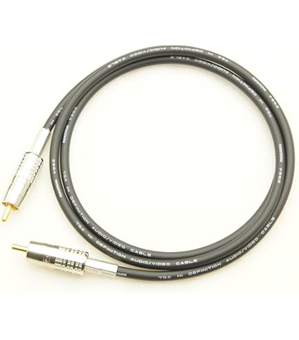 Amazon | 小柳出電気商会 AVケーブル DST-75 R V2 [1.3m] | オヤイデ