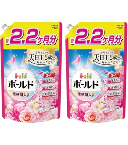 Amazon | 【2袋セット】 ボールド 洗濯洗剤 液体 華やかプレミアム