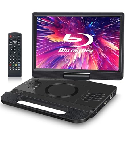 Amazon | アグレクション Superbe 10インチ 防水ポータブル ブルーレイ