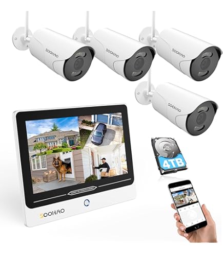 Amazon.co.jp: SOOHAO 防犯カメラ ワイヤレスカメラ 500万画素 増設用