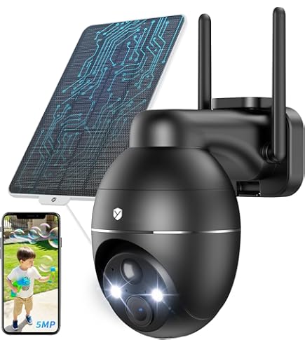 Amazon.co.jp: YESKAMO 防犯カメラ 屋外 ソーラー 2K 300万画素