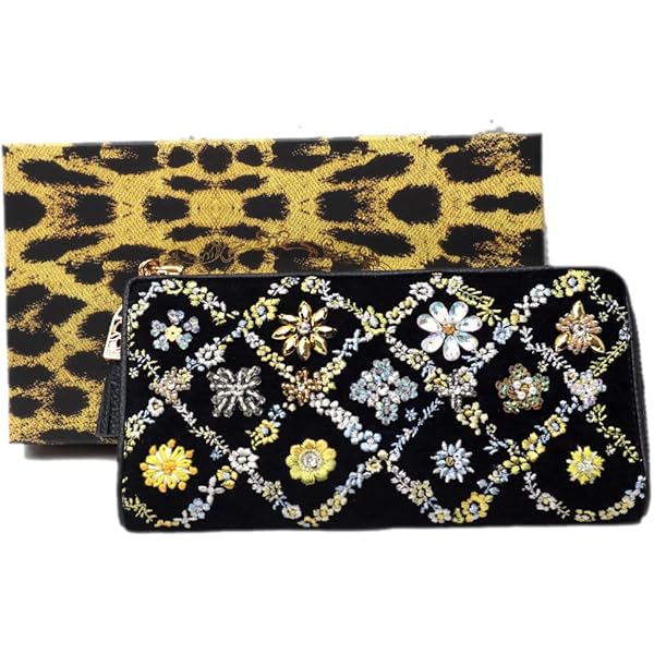 Amazon | [シンクビー！] オーバーザレインボー L型長財布 (ブラック