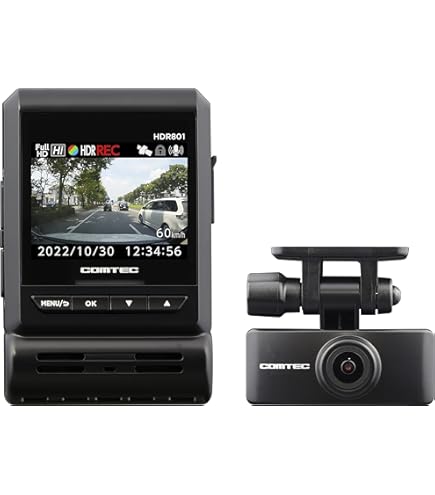Amazon | コムテック「ドライブレコーダー HDR801」+「駐車監視コード