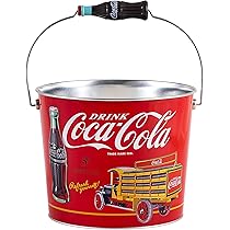 Amazon｜The Tin Box Company Coca-Cola 大型飲料バケツ コーラボトル