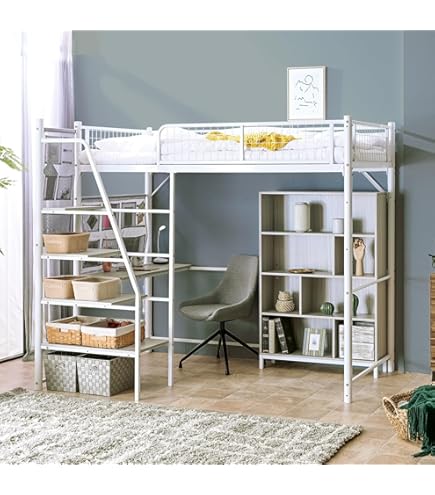 Amazon｜IKEA SMÅSTAD ロフトベッドフレーム デスク&収納付き 90x200cm